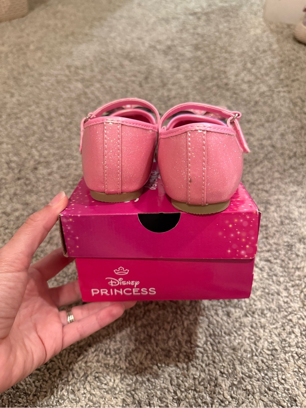 NEW Kids Pink Minnie Mouse Bow Mary Jane Shoes size 12 - Picture 6 of 8